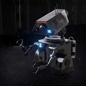 Sci-fi Worker Robot