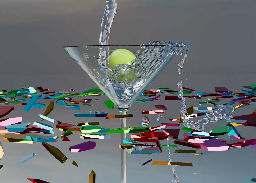 One for the Road — fluid simulation