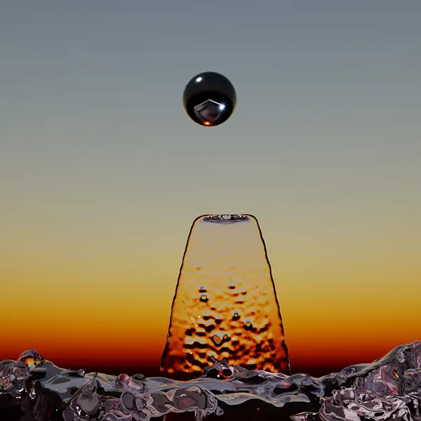 Fluid simulation render, the kind that needs GPU muscle