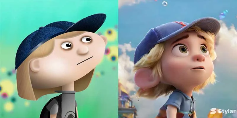 AI Image to Image character conversion