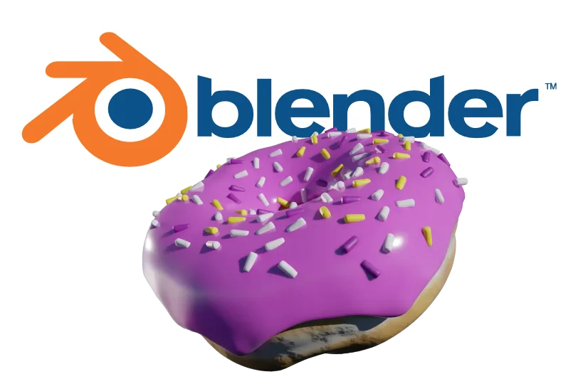 The classic Blender donut