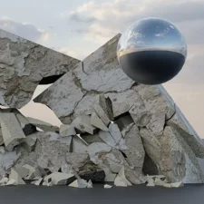 Brick destruction sim made with RBD Labs