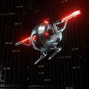 Sci-fi Security Drone