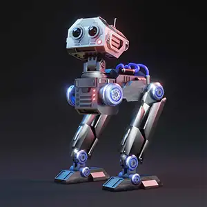 Sci-fi robot from a Ryan King Art tutorial